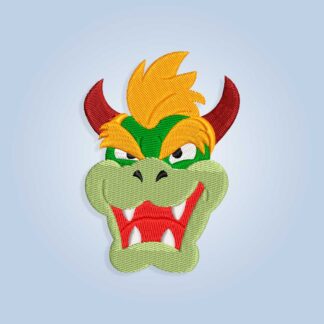 Bowser Dragon Embroidery design