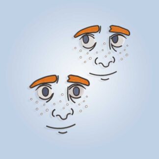 Boy Face Embroidery design