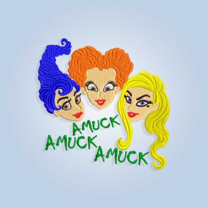 Hocus pocus Embroidery design