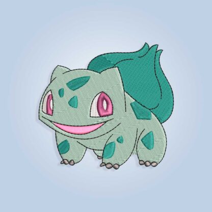 Bulbasaur Pokemon Embroidery design