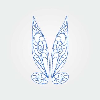 Butterfly wings Embroidery design files