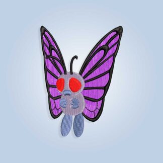 Butterfree Pokemon Embroidery design