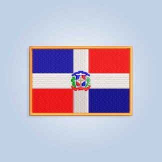 Flag of the Dominican Republic Embroidery design