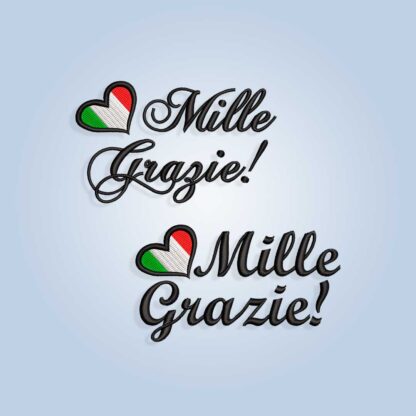 Mille Grazie Embroidery design