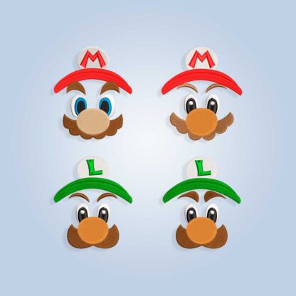 Mario Brothers Embroidery design