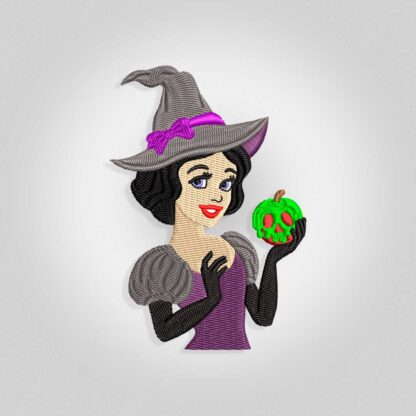 Witch Snow White Embroidery design