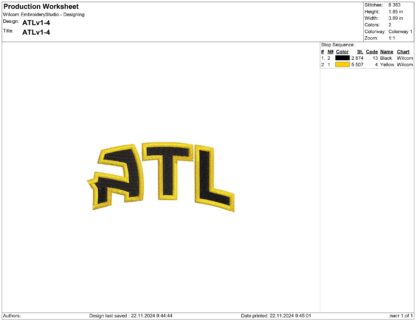 Atlanta Hawks embroidery design