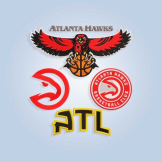 Atlanta Hawks embroidery design