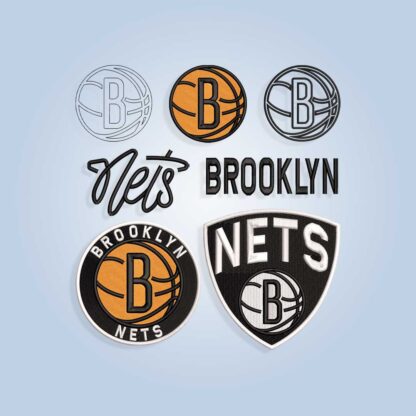 Brooklyn Nets Embroidery design