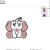 Elephant embroidery design