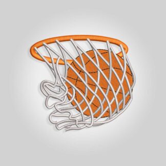 Basketball Embroidery design