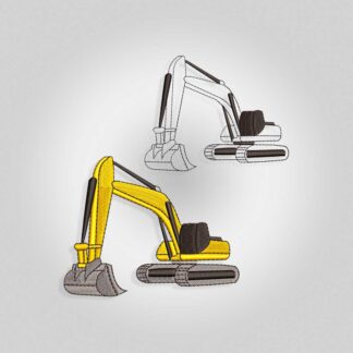 Excavator Embroidery design files