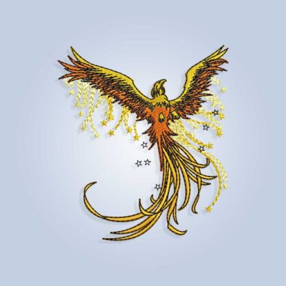 Phoenix Embroidery design files