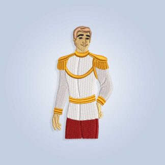 Cinderellas Prince Charming Embroidery design