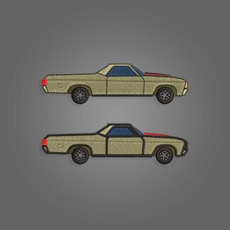 Chevrolet El Camino Embroidery design