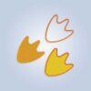 Duck Footprints Embroidery design