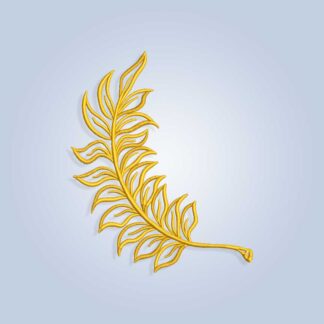 Palm leaf Embroidery design