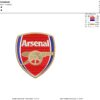 FC Arsenal Embroidery design files - Image 2