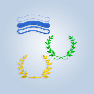 Monogram frame Embroidery design