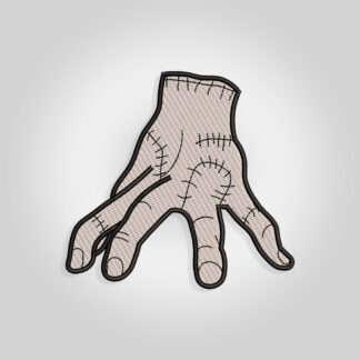 Thing Addams embroidery design