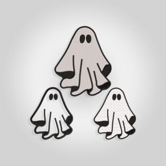 Flying ghost Embroidery design