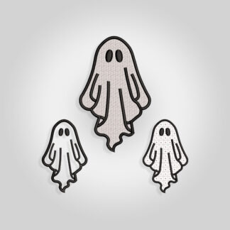 Flying ghost Embroidery design