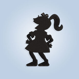 Big Blue House shadow Embroidery design