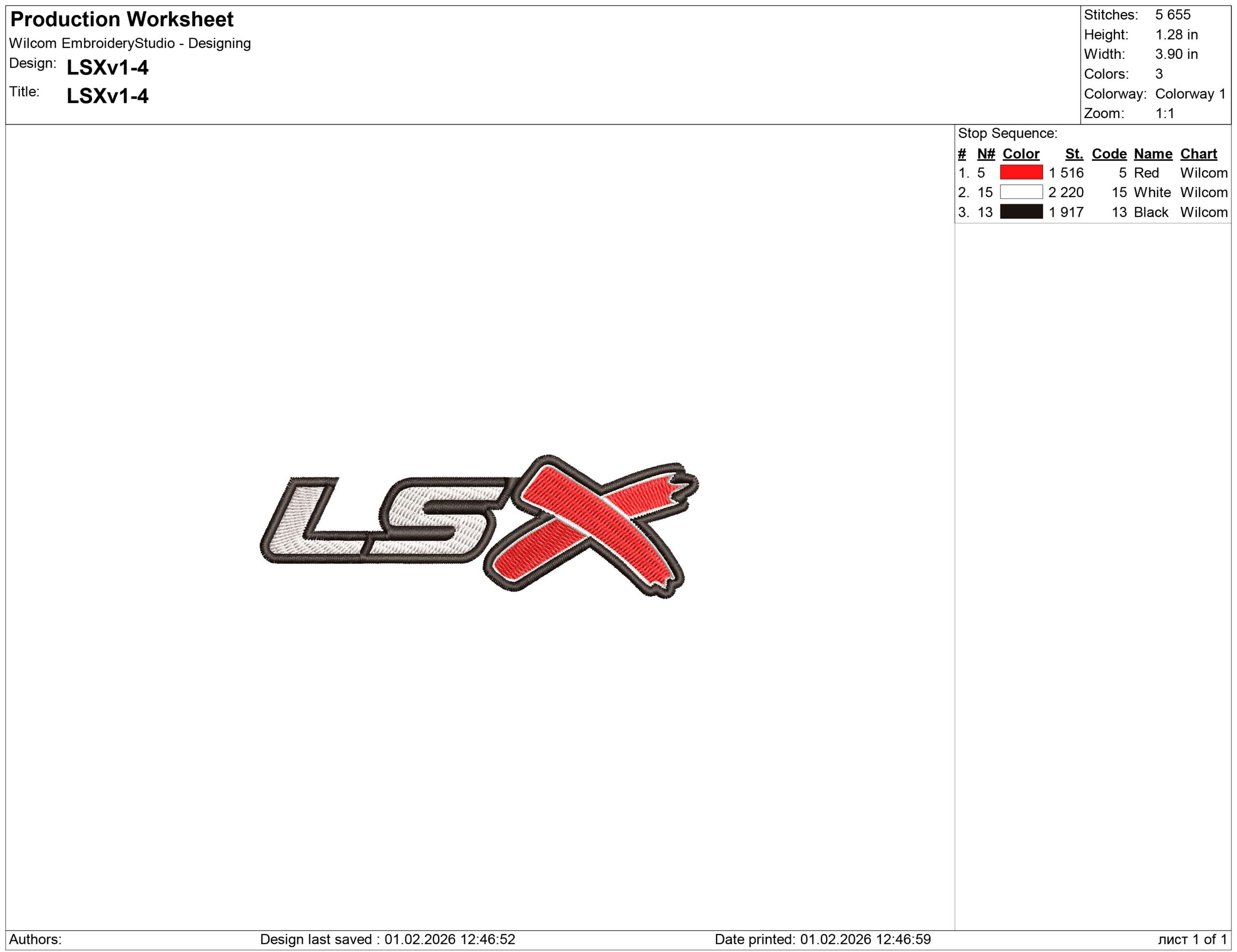 Corvette engine LSX Embroidery design