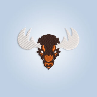 Moose Embroidery design