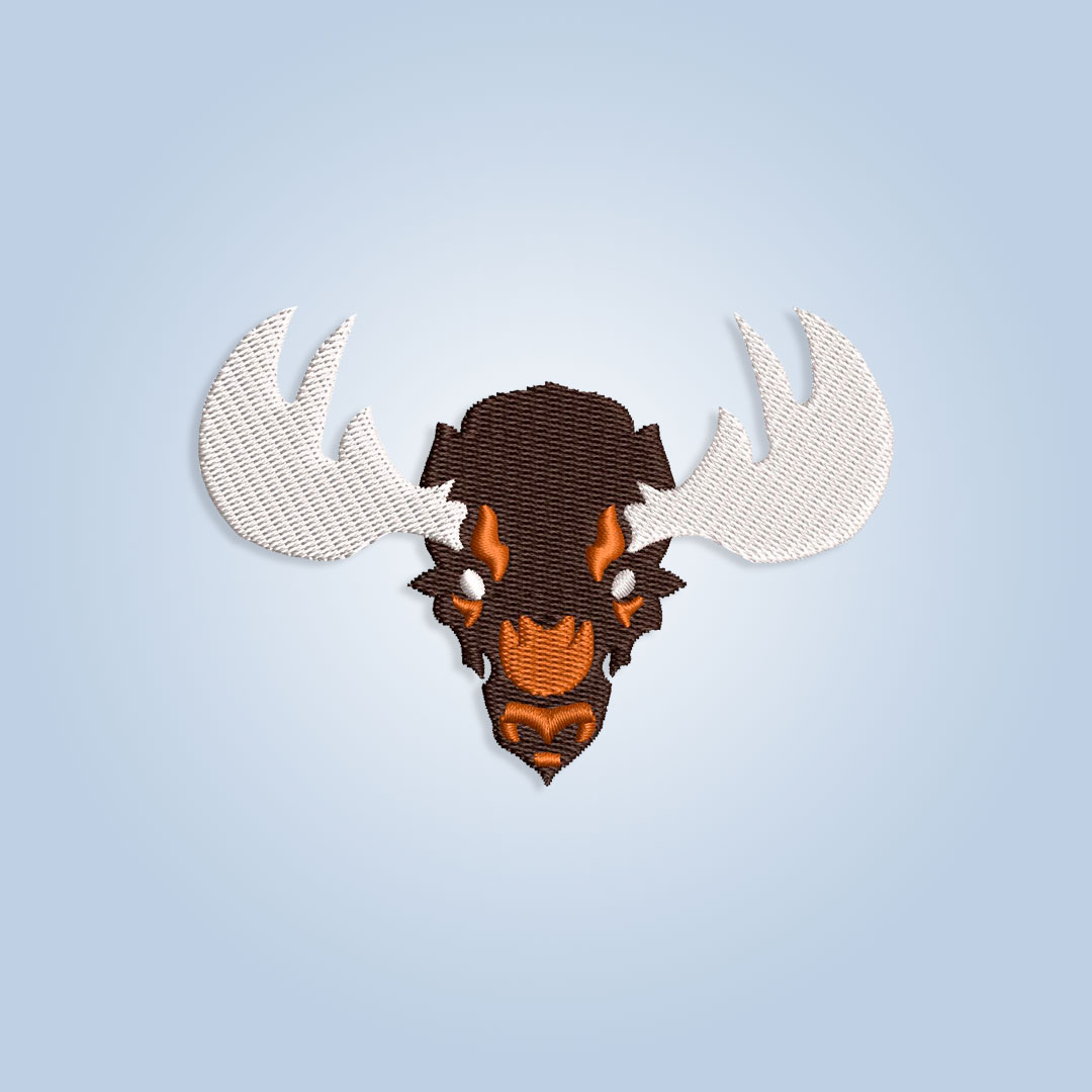 Moose Embroidery design