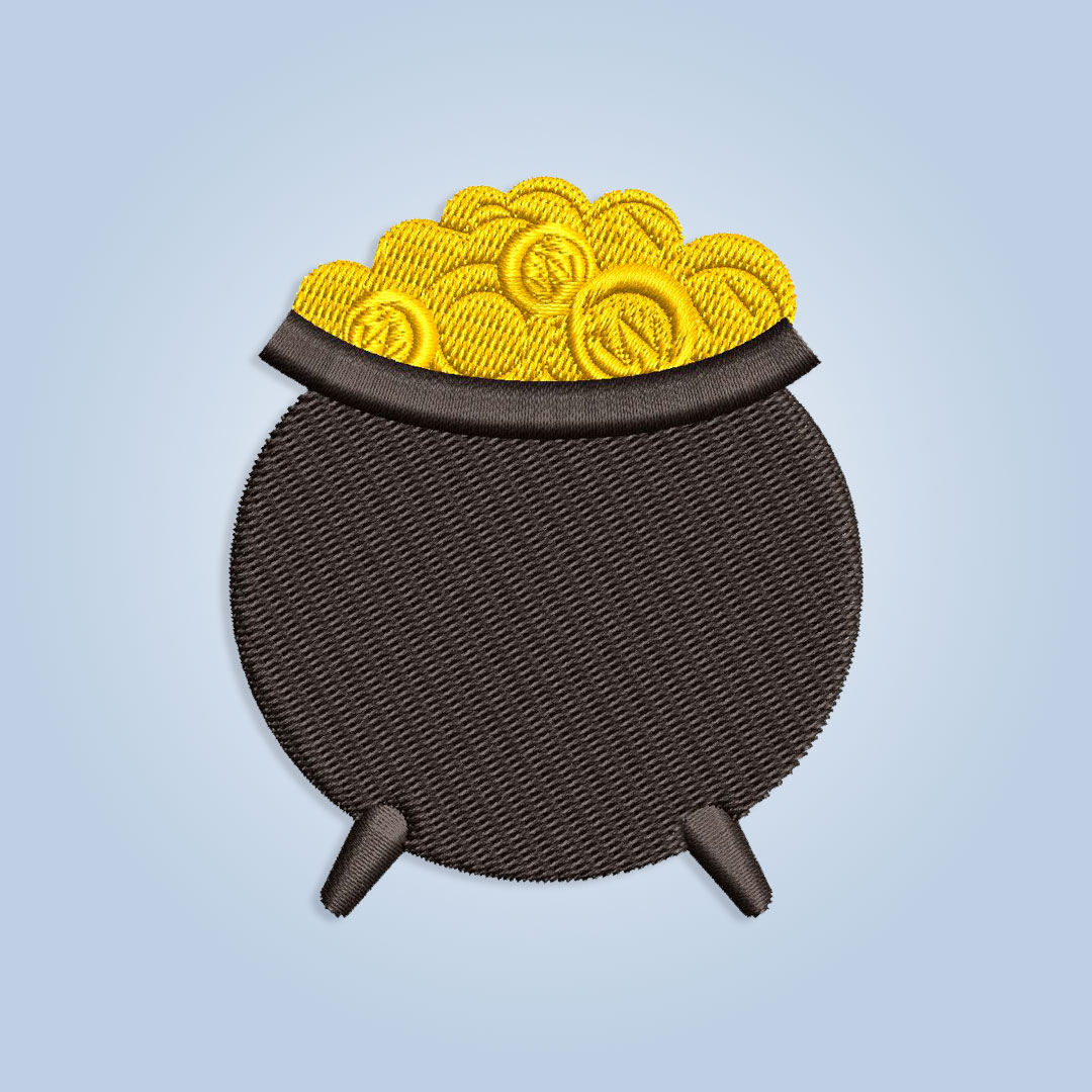 Pot of Gold Embroidery design