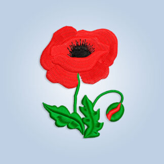Poppy Embroidery design