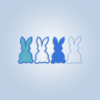 Bundle of Easter Bunny Embroidery design files