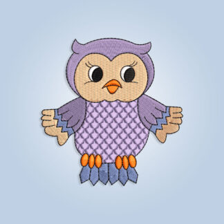 Baby Owl embroidery design