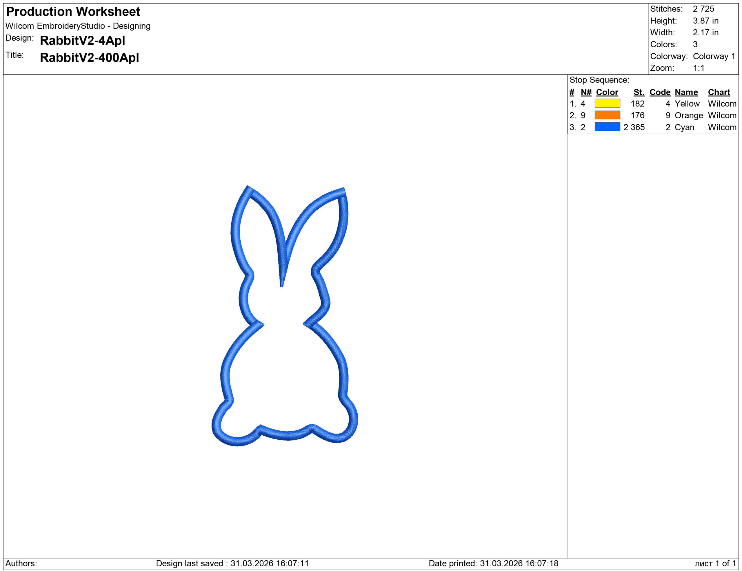Easter bunny applique files