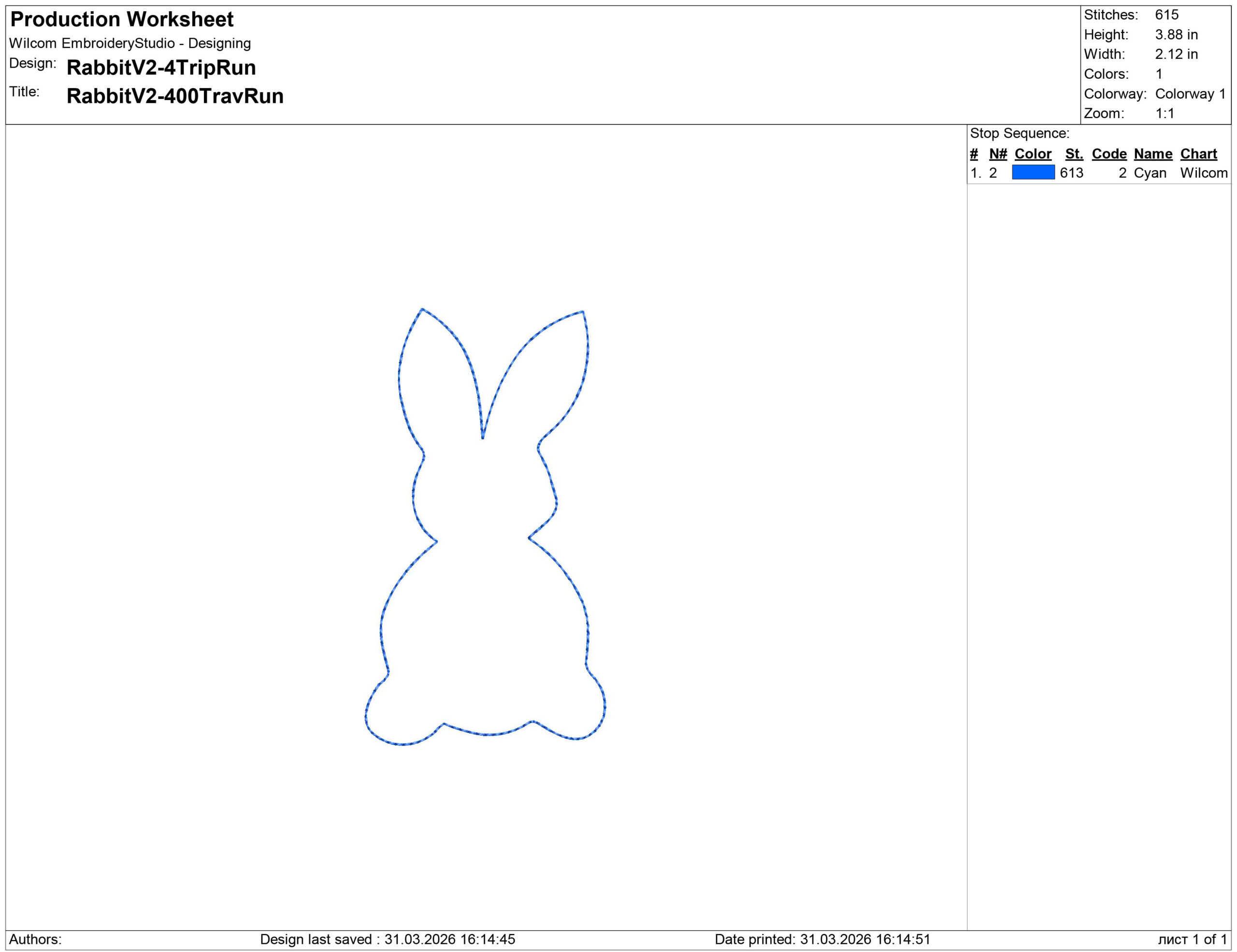 Bundle of Easter Bunny Embroidery design files - Image 2