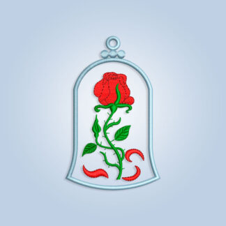 Little Prince’s Rose Embroidery design