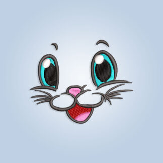 Happy face Embroidery design