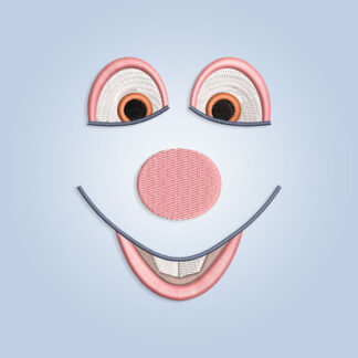 Rat face Embroidery design