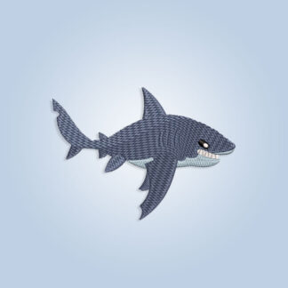 Megalodon Shark Embroidery design
