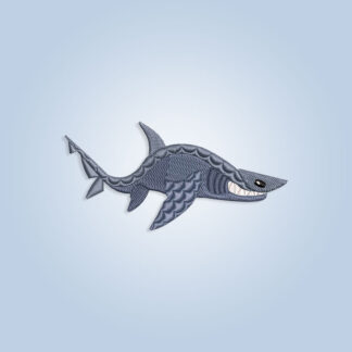 Hammerhead shark Embroidery design files
