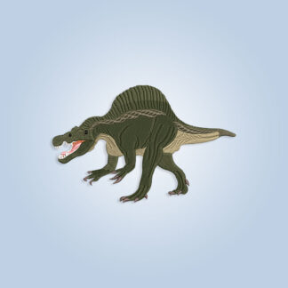 Dinosaur Spinosaurus embroidery design