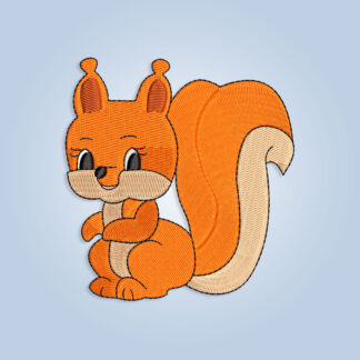 Squirrel Embroidery design files