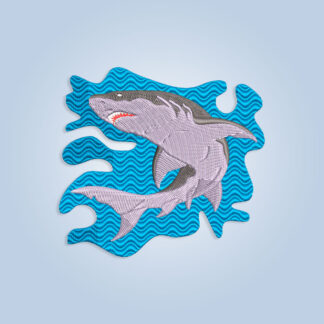 Mako Shark Embroidery design files