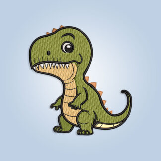 Baby Dinosaur embroidery design files
