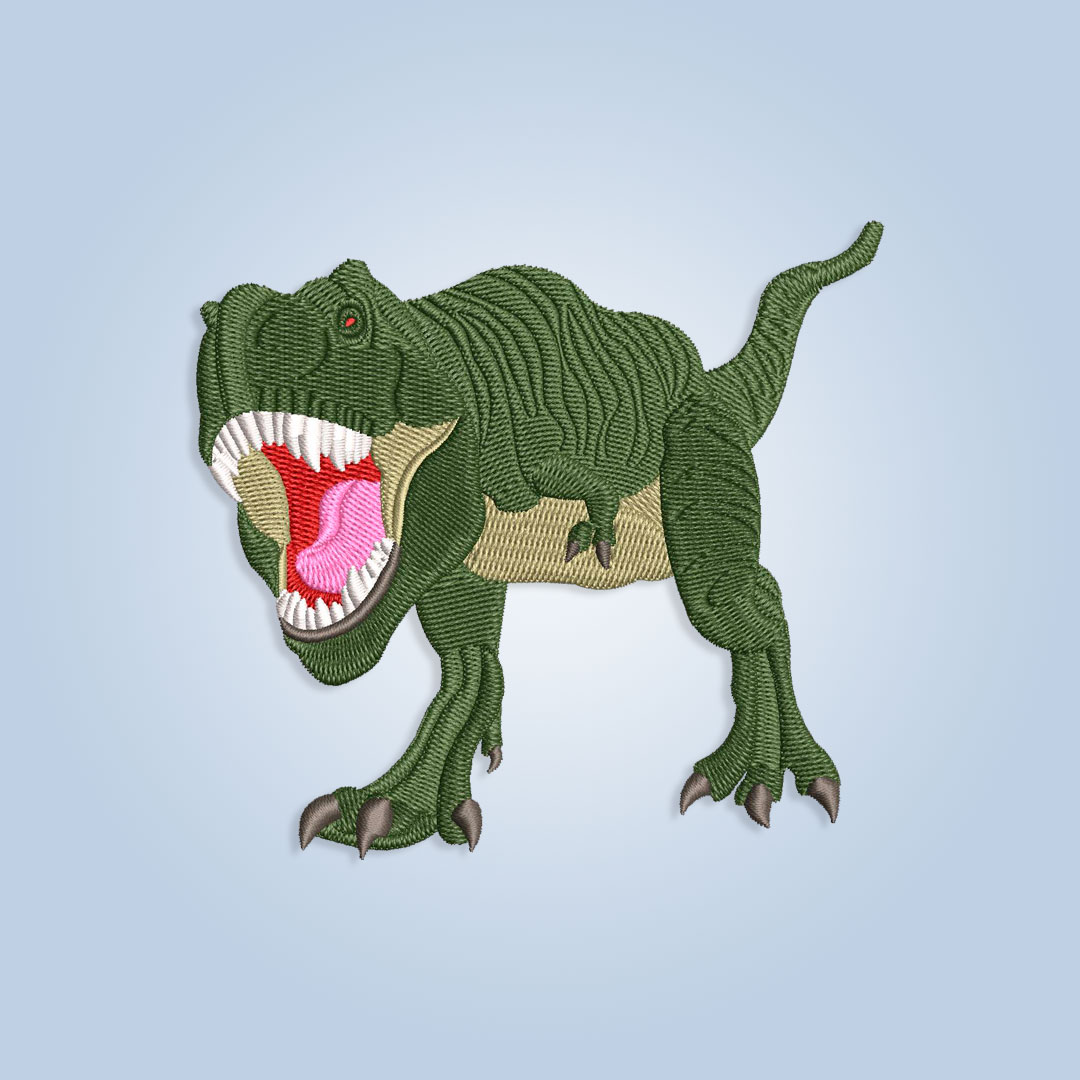 Tyrannosaurus Embroidery design