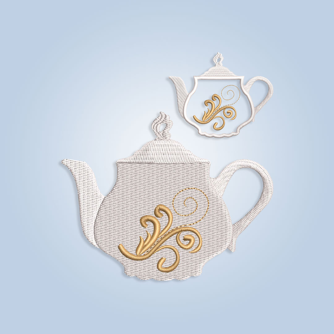 Kettle Embroidery design