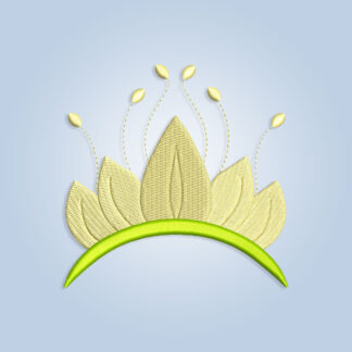 Princess Tiana's diadem Embroidery design