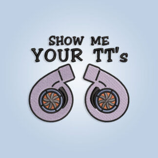Show Me Your TT's Turbo Embroidery design files