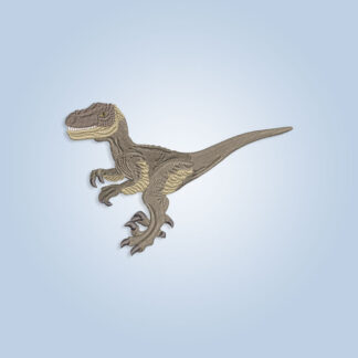 Velociraptor Dinosaur embroidery design files